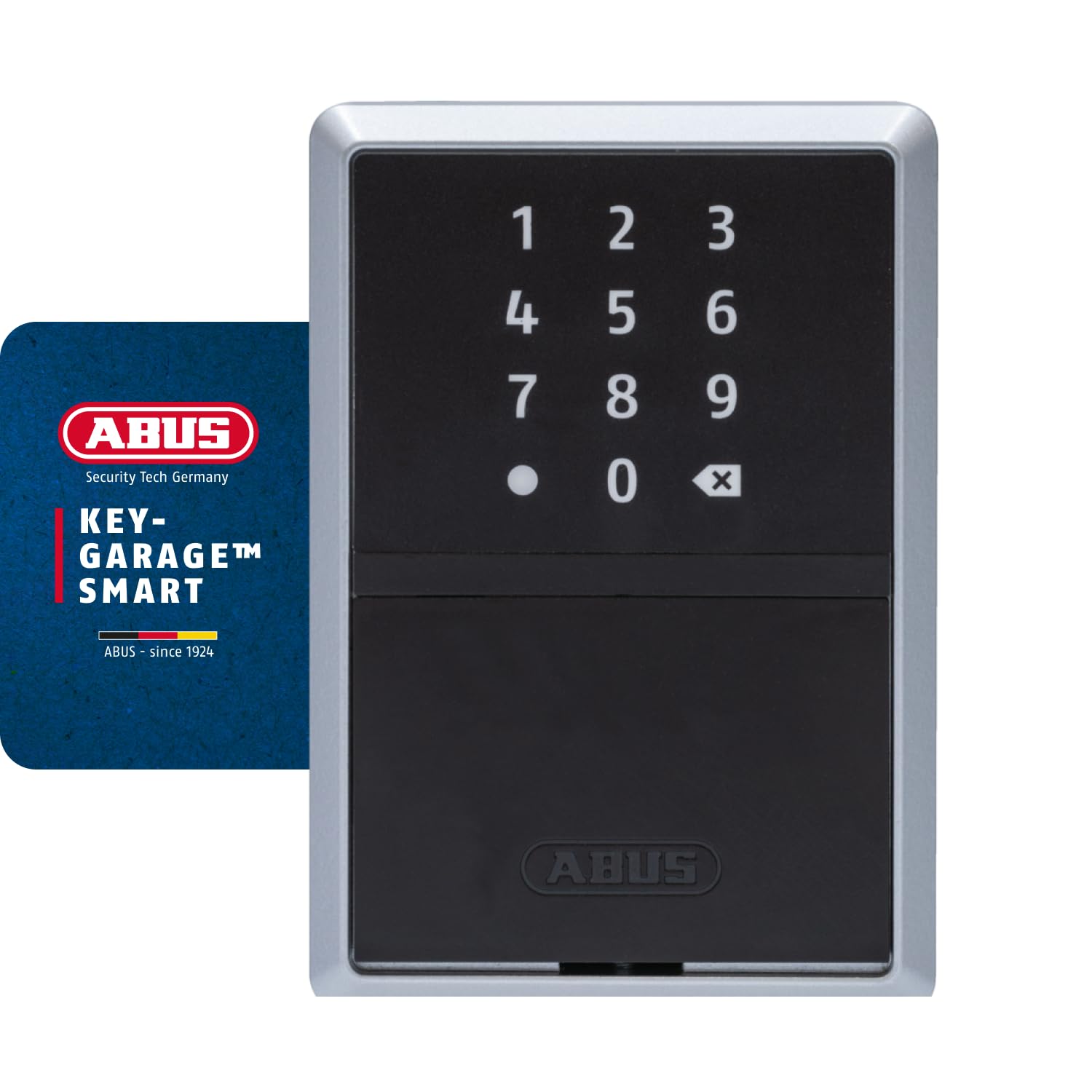 ABUS 63824 787 Smart BT KeyGarge, Black, Silver, Klein