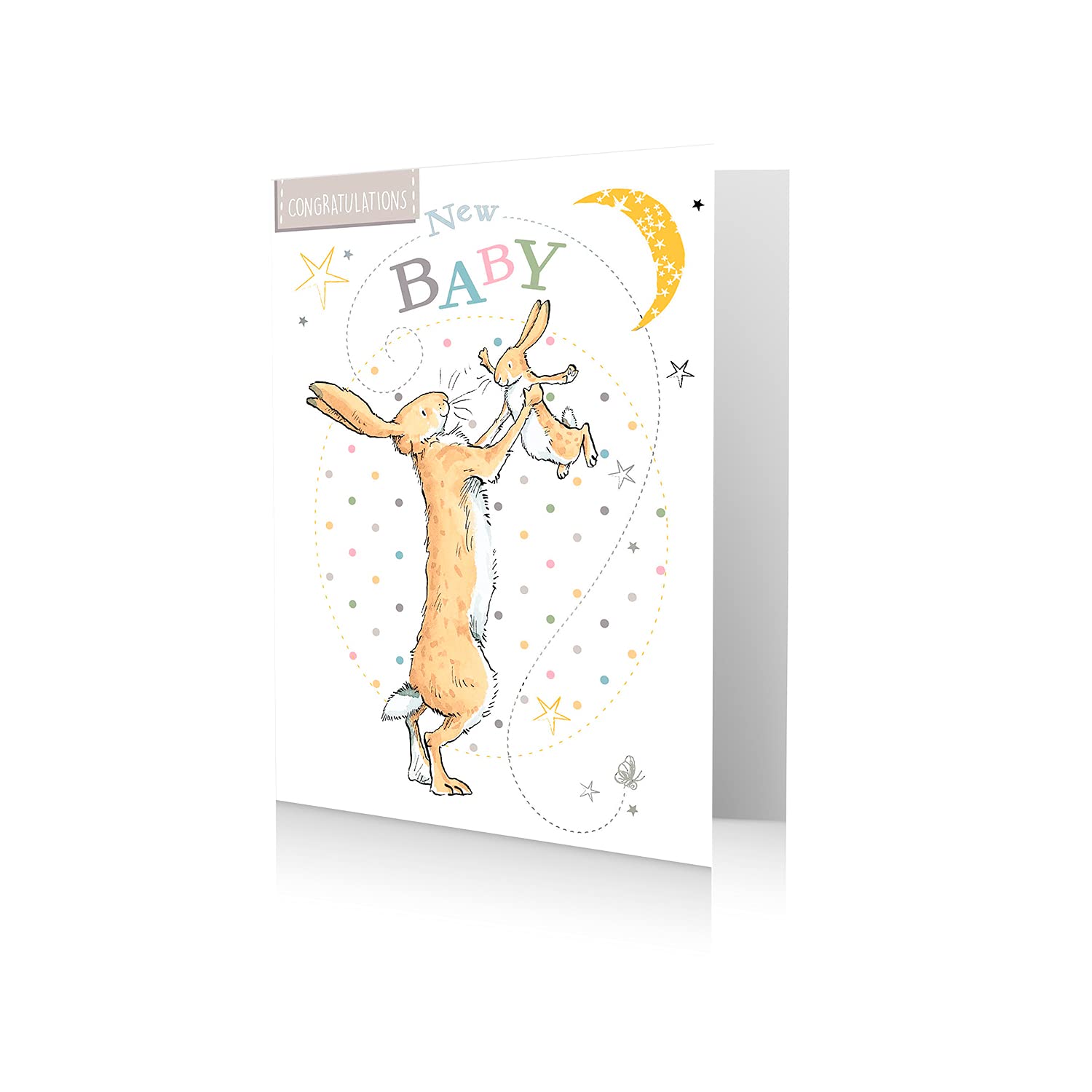 Guess how much I love you Congratulations New Baby Card