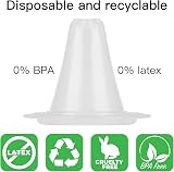 ENJSD 100Pcs Ear Thermometer Probe Covers Refill Caps 0% BPA Latex Free view 6