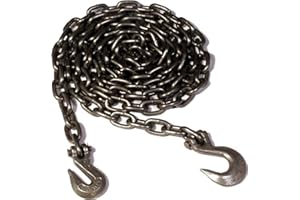 KOCH INDUSTRIES Koch 817391, 5/16" Diameter by 14-Feet, Grade 43 Log Chain, Construction Chain, Logging and Towing Chain, Self-Colored, up to 3900 lbs. Working Load Limit