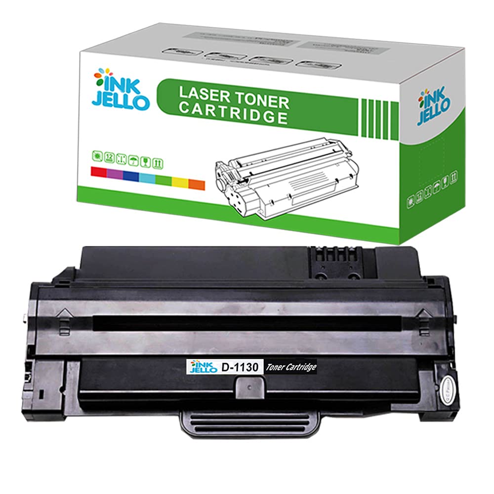 InkJello Toner Cartridge For Printer, Compatible With Dell 1130 1130N 1133 1135N 1130 (Black, Single-Pack)
