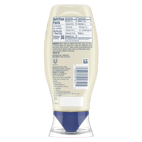 BEST FOODS MAYONNAISE DRESSING ITALIAN HERB & GARLIC FOR ADDING VIBRANT, FRESH FLAVORS TO DISHES, WITH REAL INGREDIENTS & NO ARTIFICIAL FLAVORS 11.5 OZ