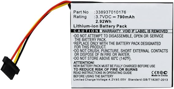 Mpf Products 790mah 338937010176 Battery Replacement Compatible With Pioneer Avic F320bt Avic F3210bt In Dash Gps Navigation Audio Receivers Home Audio Theater Amazon Com
