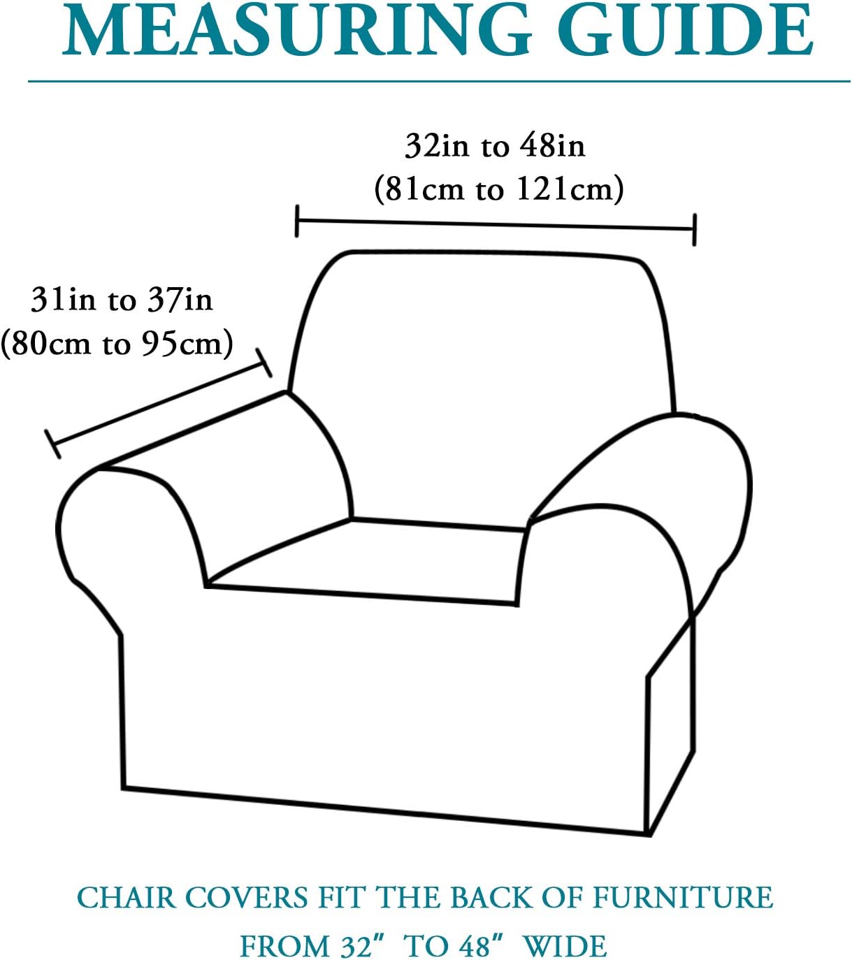 Skid Proof Sofa Covers Stylish Furniture Cover Armchair Slipcover for Moving Jacquard Spandex Couch Covers, Form Fitted Stretch Chair Covers Couch Slip Sofa Covers (Chair, Grey): Home & Kitchen