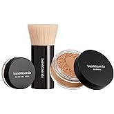 bareMinerals Original Get Started Kit, 3-Piece Makeup Set Includes Full-Sized Original Loose Mineral Foundation SPF 15, Travel-Sized Beautiful Finish Brush & Original Mineral Veil Setting Powder