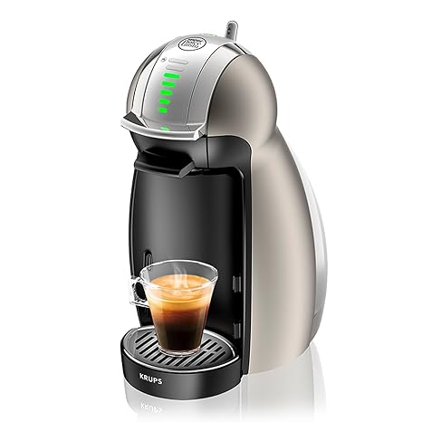 Krups KP 160T Nescafé Dolce Gusto Genio Kaffeekapselmaschine (automatisch) titanium