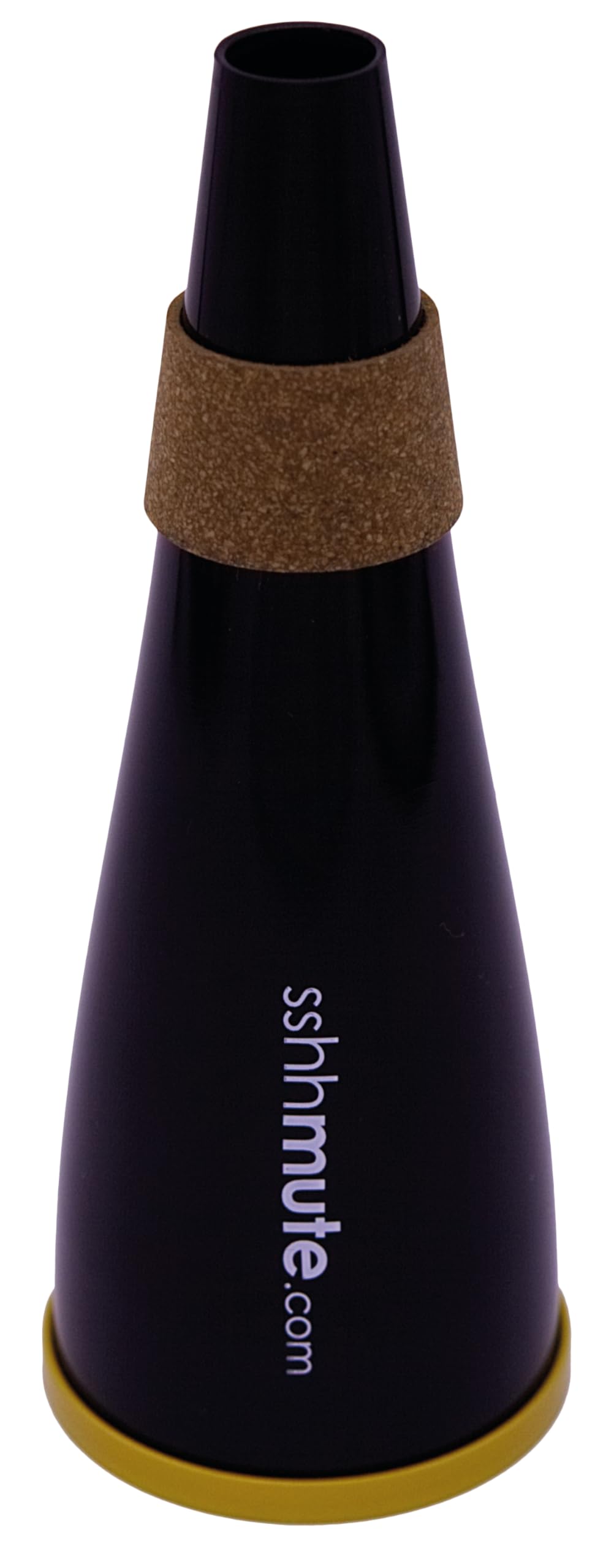 Sshhmute Whisper Trumpet Mute, Practice Aids for Cornet & Trumpet Music Players, Brass Instrument Accessories for Adults & Kids, Music Gadgets for Beginner & Student, Cork Seal, Gold