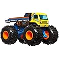 Hot Wheels Monster Trucks Oversized Haulin 64 Flatbed Truck, 1:24 Scale, Die-Cast