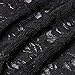 DITTMURI Women Sexy Mesh Sheer Floral Lace Hollow Out Footless Leggings Pants Tights Black