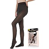 Welvgnnce Fleece Lined Tights Sheer Women - Fake Translucent Warm Pantyhose Leggings Sheer Thick Tights for Winter