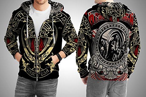 polyst Black Sabbath Heavy Metal Band Art 1 Man Apparel Size S - XXXl