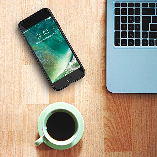 iPhone 7 Plus Case, SOWTECH Anti Scratch [Heavy Duty] Gel Bumper Hard Cover Case for iPhone 7 Plus 5.5 Inch (2016) - Black