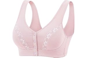 QINNYO Daisy Bra Womens,Lisa Charm Bras Front Snaps Seniors,Lisa Charm Bra for Women Push Up Wireless Full Coverage Sports Bras Deal