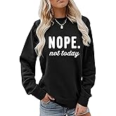 YITAN Women Graphic Cute Sweaters Funny Pullover Teen Girls Sweatshirts