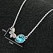 Osiana Butterfly Pendant Fashion Cute Necklace Crystal From Swarovski Elements 18