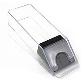 GSE Clear Acrylic Blackjack Dealing Shoe, Holds 6 Decks of Playing Cards | Acrylic Playing Card Holder Keeps Cards Organized, Casino Grade Dealer Shoe for Card Games, Gambling Games, Game Nights