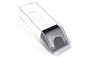 GSE Games & Sports Expert Acylic Blackjack Dealing Shoe, Casino Grade Dealer Shoe for Gambling Games, Family Game Night (Holds 6 Decks of Cards)