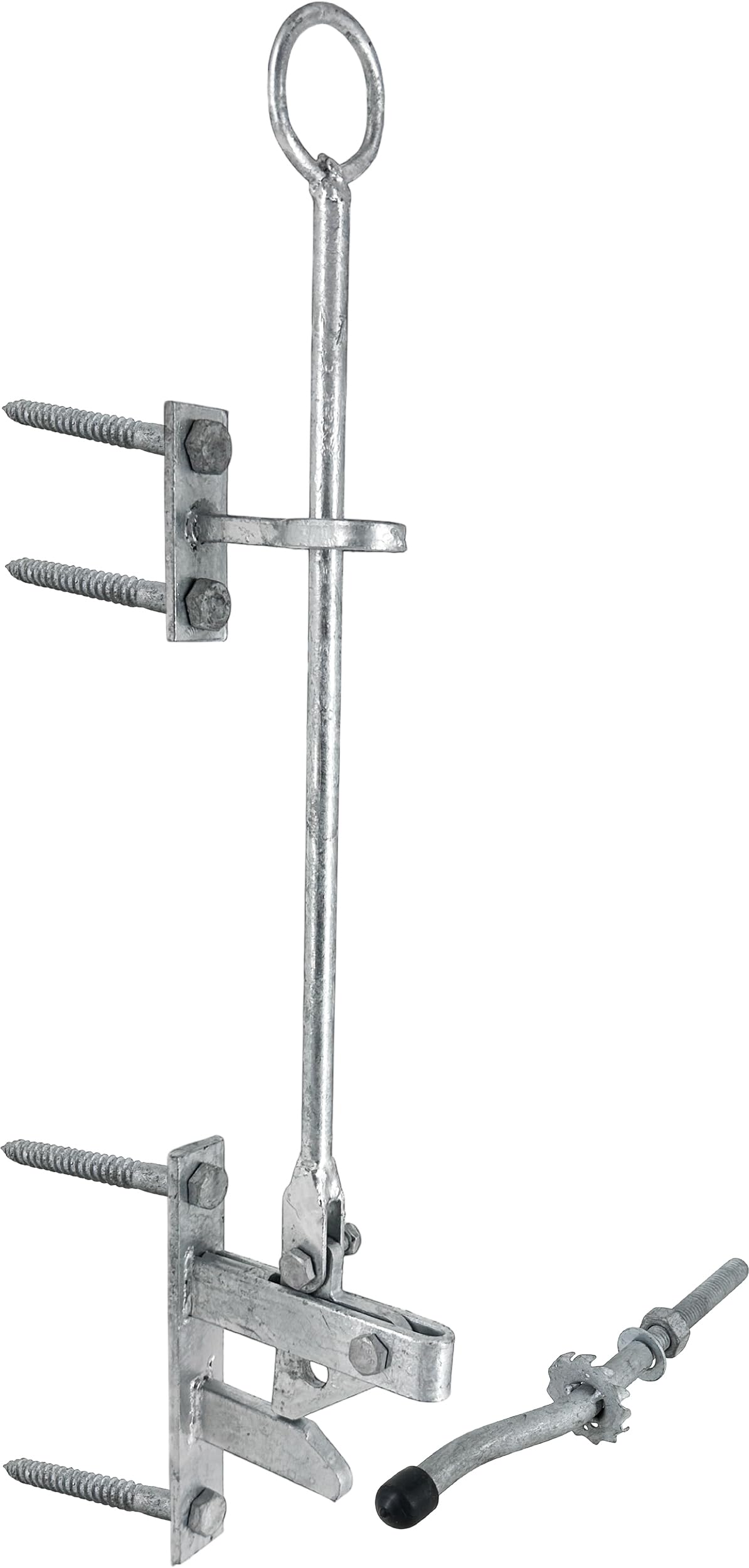 IRONTITE® Hunt Type Self Locking Gate Latch Heavy Duty. Galvanised Hunt Lift Gate Latch for Wooden Gates with Striker, Heavy Duty Field Gate Latch, Hot Dipped Galvanised Gate Latch Lock.