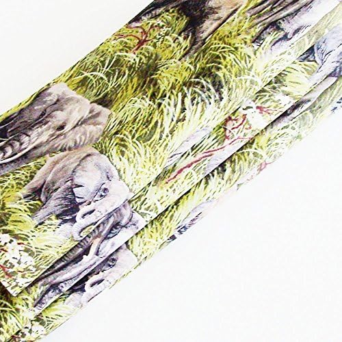 Jungle Elephants Cotton Napkins (Set of 4) ME2Designs Handmade Table Decor