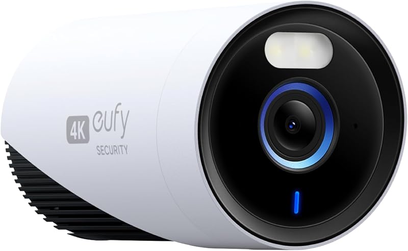 eufy Security eufyCam E330 Add-On 4K Wired Outdoor Camera with Spotlights