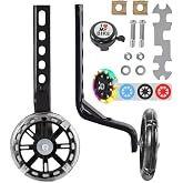 Tayizoo Bike Training Wheels for 12-20 Inch Kids Single-Speed Bikes | Wide bike fit, steady beginner support, quiet flashing wheels, and easy parent-friendly installation