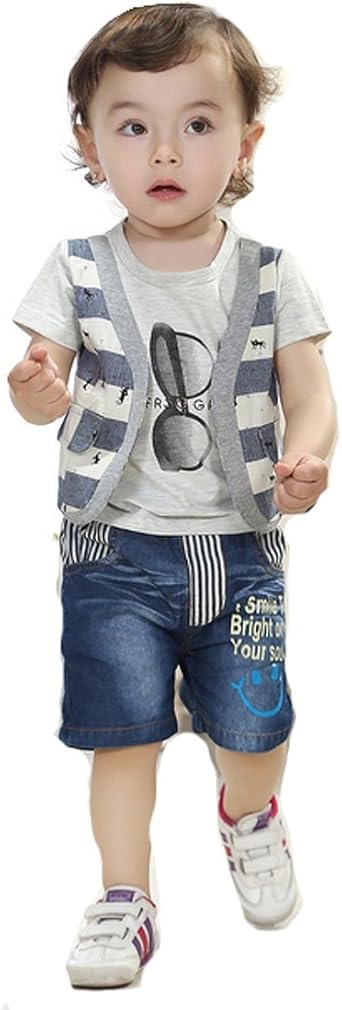baby boy jean vest