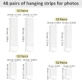 EITEYI 48 Pairs Heavy Duty Picture Hanging Strips Damage Free Water Resistant 4 view 7