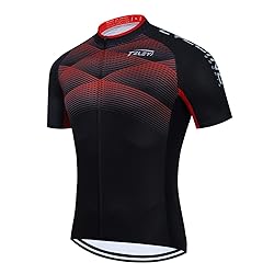 Cycling Jersey Men, Summer Short Sleeved Bike