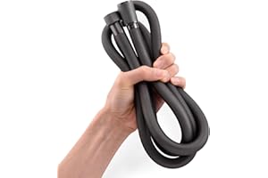 Jasya Shower Hose,60 Inches Grey Silicone Showerhead Hose, Used In Showerheads Spray Bidet Bathing Toilet Cleaning Pet Flexible Rv Shower hose replacement (60 Inches, Grey-Silicone)