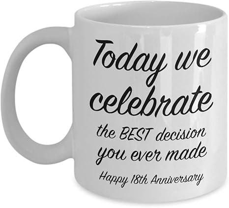 18Th Anniversary Gift / 18th Anniversary Gift Ideas For Him Her And Them / A wide range of both decorative and practical gifts can be bought made from porcelain china including crockery and tableware, mugs, plaques, tiles and figurines.