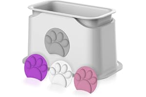 iPrimio Universal Cat Litter Scooper Holder - Durable with Heavy Scoopers Holding Stability - Modern Design Comes with Four C