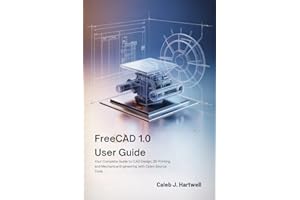 FreeCAD 1.0 User Guide: Your Complete Guide to CAD Design, 3D Printing, and Mechanical Engineering in FreeCAD with Open-Sourc