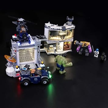 lego batalla en el complejo de los vengadores