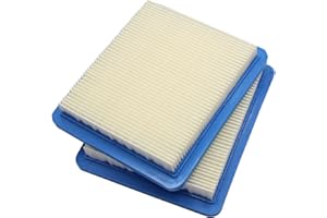 2 Pack 491588S Air Filter for BS 491588 399959 4942245 4915885 3.5-6.5 HP Quantum Engines, Lawn Mower Air Filter