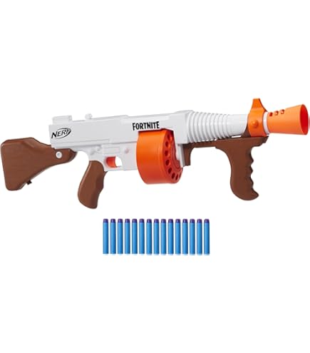 Amazon.com: Nerf Fortnite Storm Scout Blaster, Nerf Scope, 6-Dart