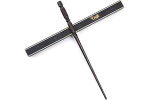 Handicraftviet - Hand Carved Wooden Magic Wand/Magic Wands for Wizards/Collectible Cosplay Magic Wand/Magical Gift for Halloween, Christmas and Birthday Party, 15 Inch (S4)