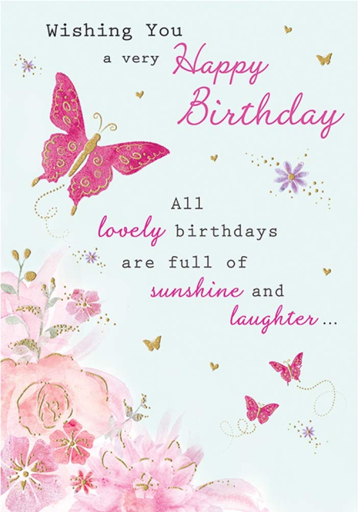 Piccadilly Greetings Traditional Birthday Card Birthday - 7 x 5 inches