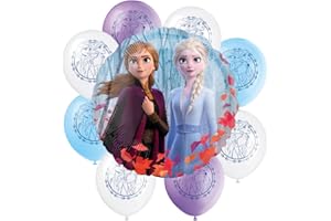 Frozen Birthday Balloon Bundle Foil Mylar Latex Party Decor Kids Celebration Set
