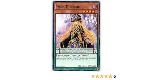 Amazon Com Yu Gi Oh Dark Doriado Bosh En035 Breakers Of Shadow 1st Edition Common Toys Games