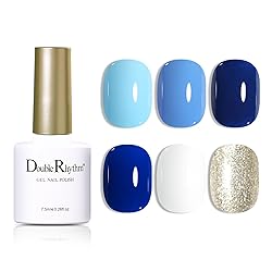 Double Rhythm Gel Nail Polish Set of 6 Colors Baby