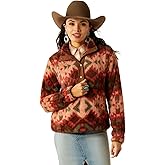 ARIAT womens Berber Snap Front Sweatshirt