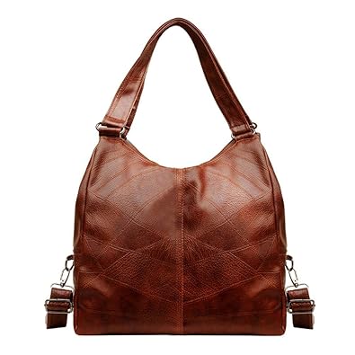 AFFECO Vintage Women Handbags Shoulder Messenger Bags PU Leather Retro Ladies Tote