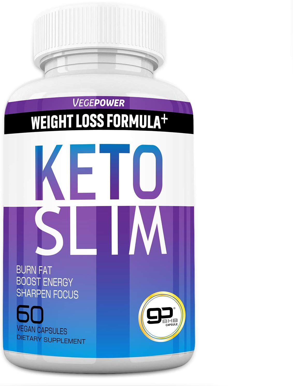 VegePower Keto Diet Pills–Extreme Keto Burn Fat Slim Fast–Boost Energy&Mental Focus&Better Sleep–goBHB Includes ACV Supplement for Women & Men–Advanced Carb Blocker Exogenous Ketones-30 Days’ Supply