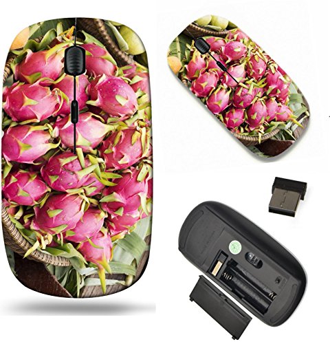 KAWAMOUSE 2.4G Wireless Mouse - Ergonomic USB Mouse With Nano Receiver In Fun Mushroom Design