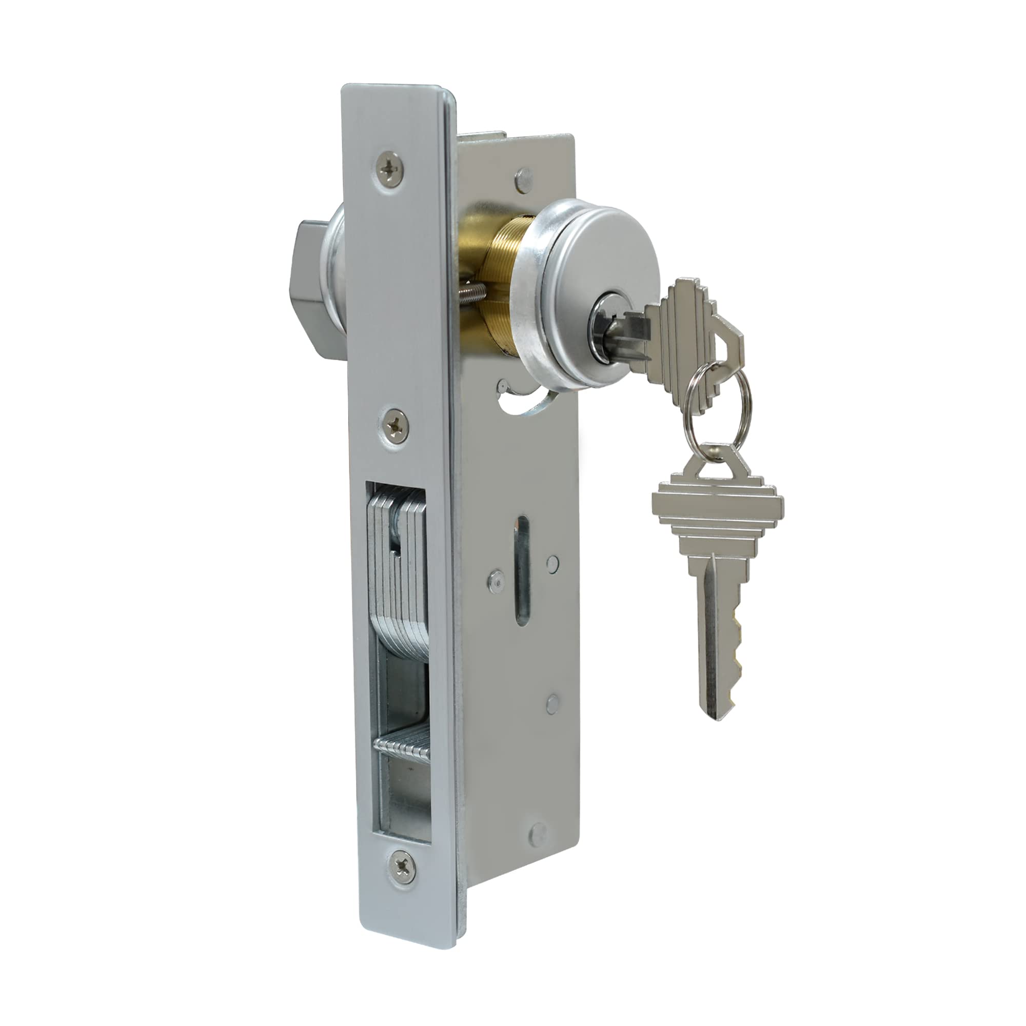 AIsecure Commercial Mortise Lock, Key Lock, Solid