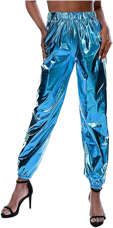 high waisted teal pants