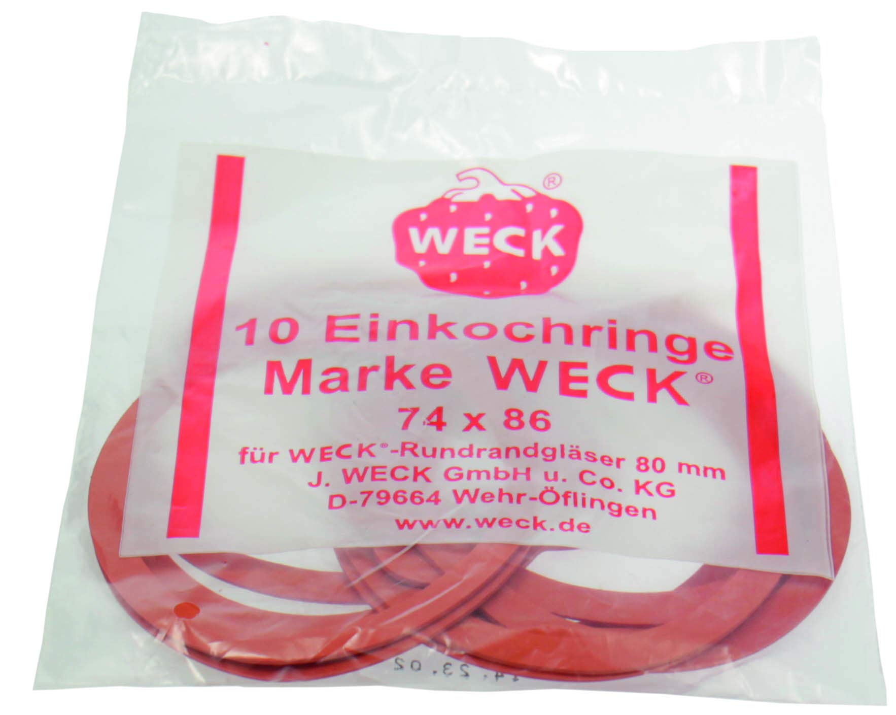 Weck 10074 Washers For Pots And Jars, Pack of 10