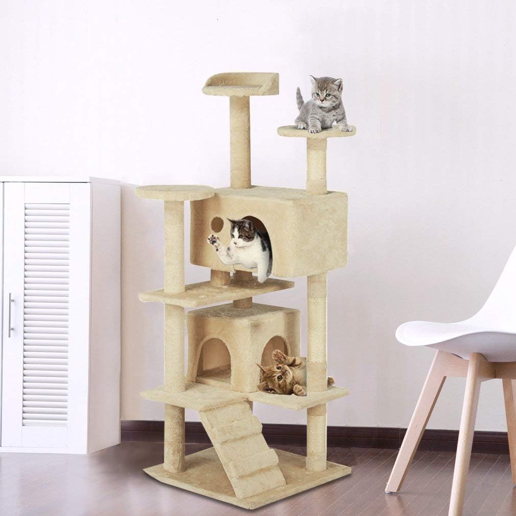 cat scratching post activity centre