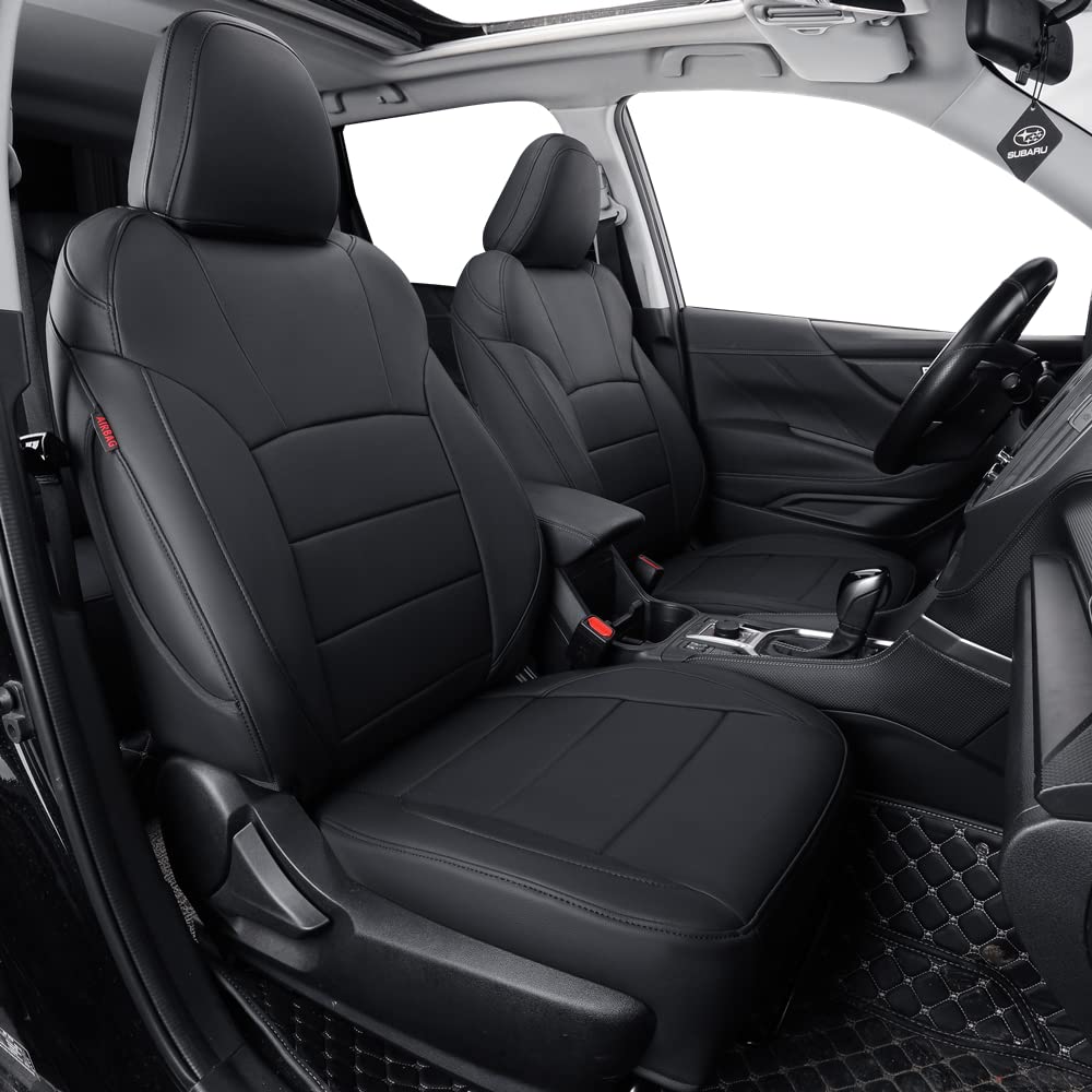 Photo 1 of coverdream Custom Seat Covers Compatible with Select Subaru Outback 2015 2016 2017 2018 2019 Models - Leatherette (Black,Full Set)