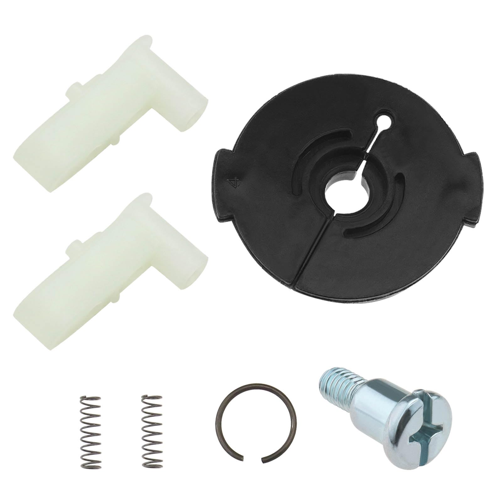 eMagTech 7PCS Recoil Starter Pawl Kit Compatible with B&S 5HP & 6HP Models 281503 281505 692299 492333 with Spring Ring Retainers Friction Plate